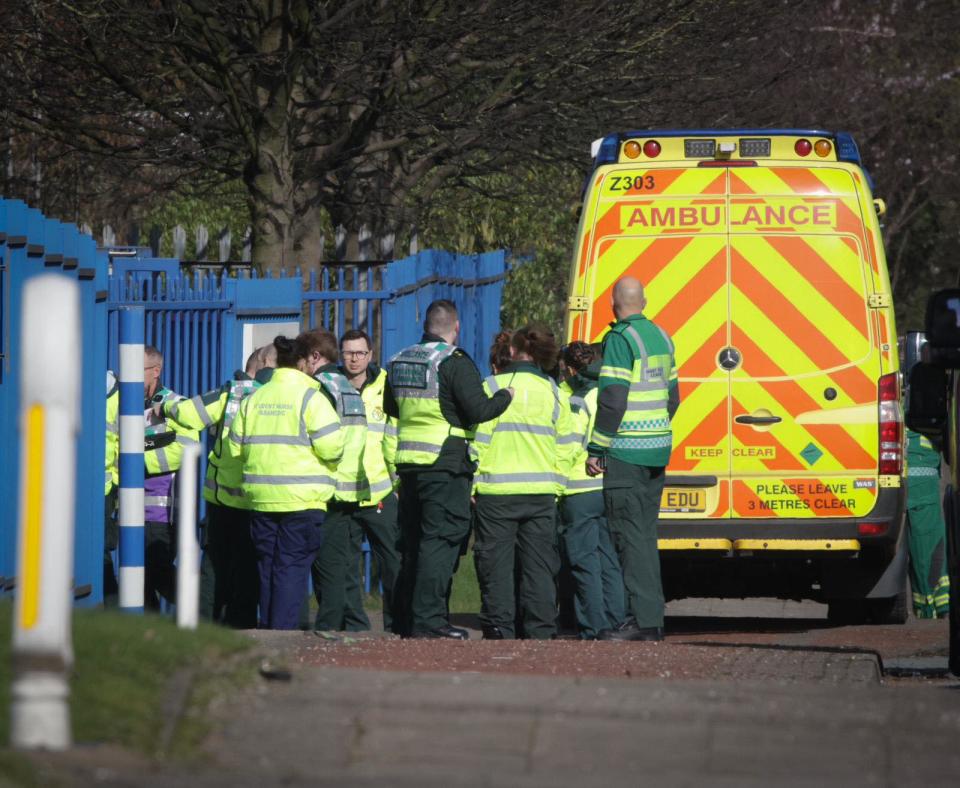 A major incident has been declared after a suspected gas leak at an industrial unit in Greater Manchester this morning (March 4).

Firefighters, police officers and paramedics remain at the scene of the incident on Tenax Road, Trafford Park.

Caption: Police at the scene of a suspected chemical leak on Tenax Road, Trafford Park, Greater Manchester, on 4 March 2024