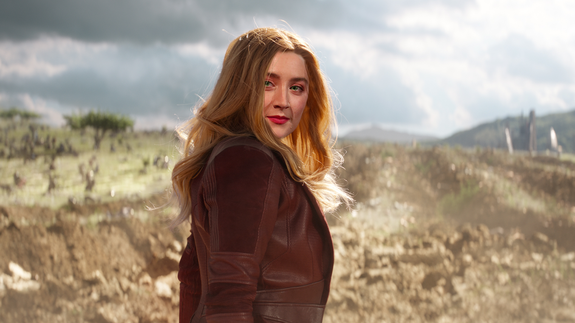 "Call me Scarlet Witch like you said you would" — Saoirse as Wanda Maximoff, channeling Lady Bird