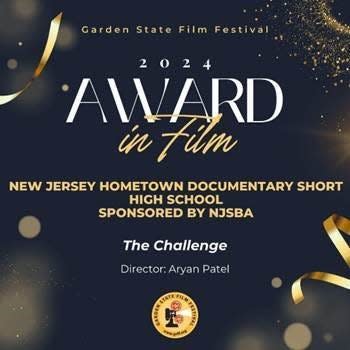 Student filmmakers at Franklin High School won the 2024 Garden State Film Festival's "New Jersey Hometown Documentary Short."