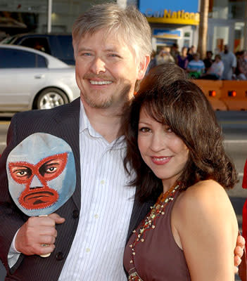 Dave Foley with Crissy Guerrero at the Hollywood premiere of Paramount Pictures' Nacho Libre