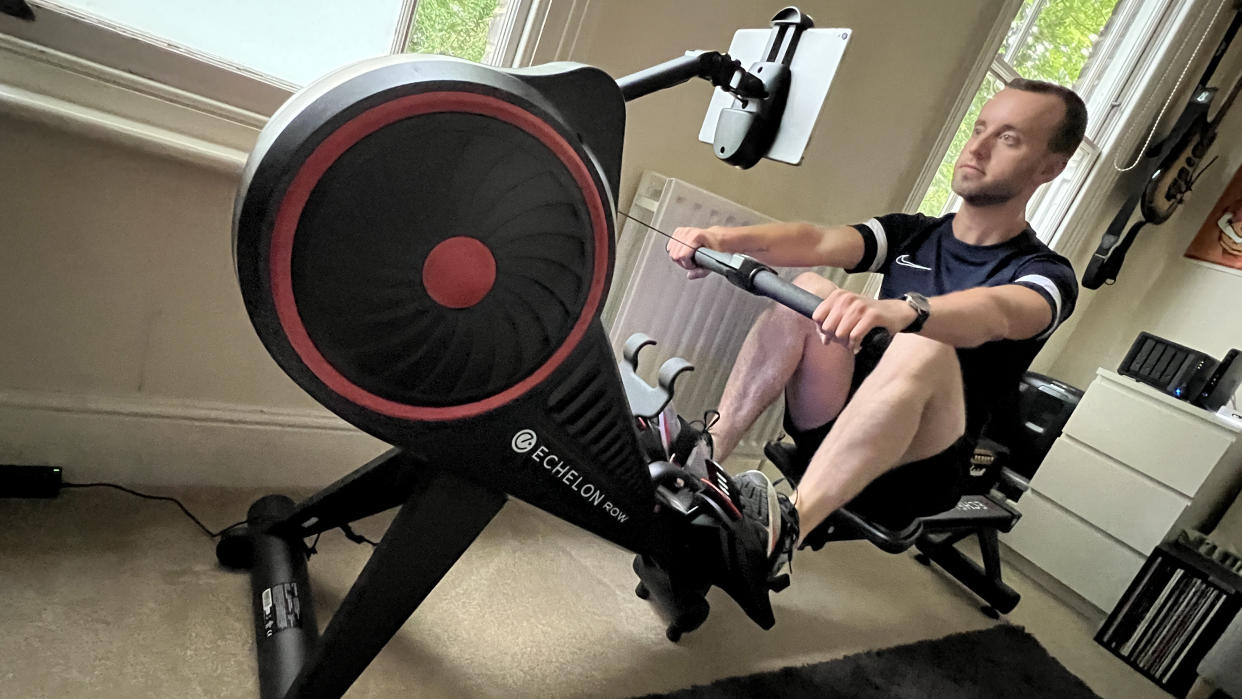  Echelon Smart Rower being tested for Live Science 