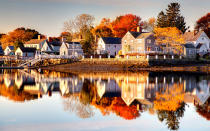 <p>New Hampshire is one of the safest states in the country. And Portsmouth is among its most pedestrian-friendly cities, and is fantastic for history buffs. The <a rel="nofollow noopener" href="http://www.travelandleisure.com/slideshows/americas-best-towns-for-the-holidays/20" target="_blank" data-ylk="slk:waterfront town;elm:context_link;itc:0;sec:content-canvas" class="link ">waterfront town</a> claims to have the most restaurants per capita in the country. Its latest culinary buzz anchors around the nearly 15 oyster farmers working to put Great Bay’s bivalves back on the map. Sample the best of the Bay at the Franklin Oyster House, run by <a rel="nofollow noopener" href="http://www.travelandleisure.com/food-drink/restaurants/best-eco-friendly-restaurants-united-states/new-hampshire" target="_blank" data-ylk="slk:James Beard-nominated chef Matt Louis.;elm:context_link;itc:0;sec:content-canvas" class="link ">James Beard-nominated chef Matt Louis.</a></p>