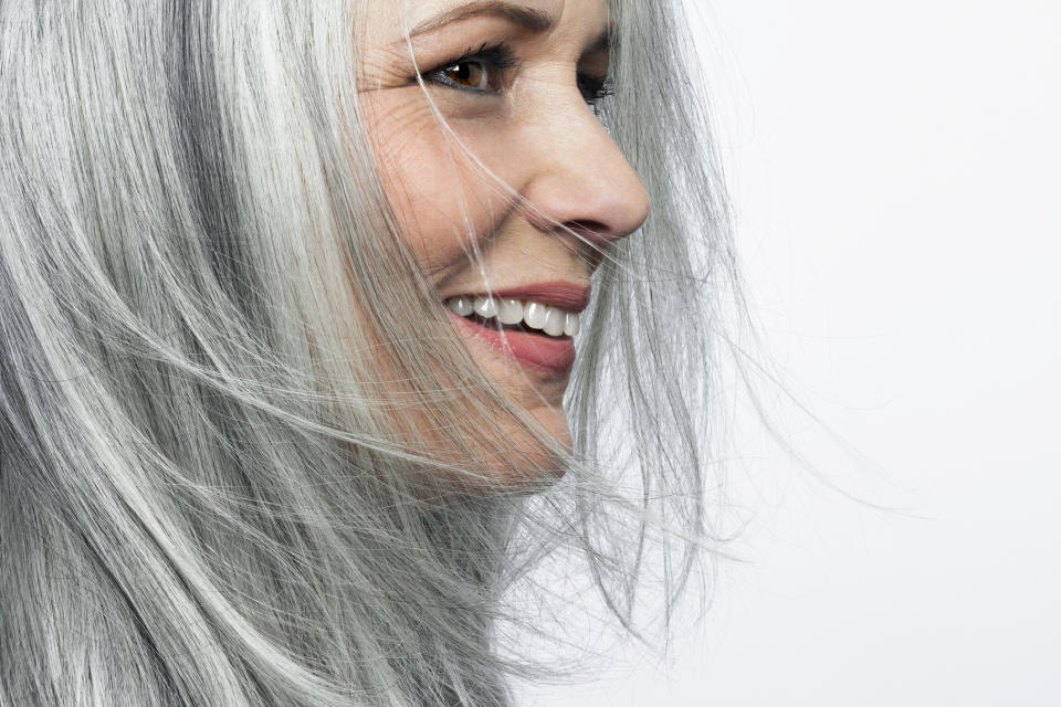 Grey hair, don't care! (Getty Images)