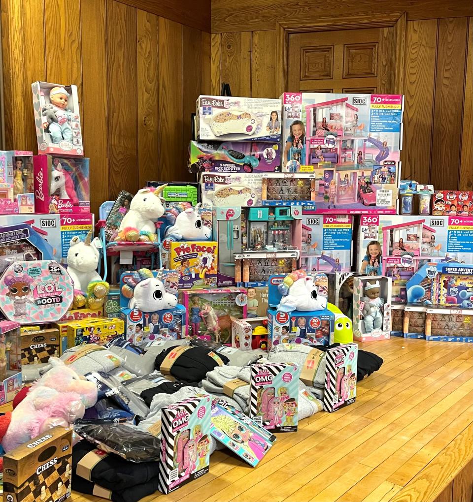 Toys donated by Sierra Cottle to the Alliance YWCA as part of the agency's Christmas Outreach Program.