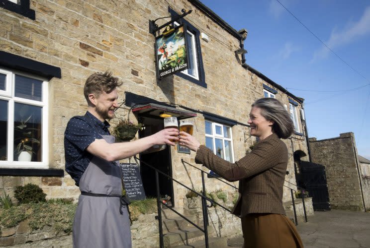 Britain’s best pub: The George and Dragon in Hudswell (PA)