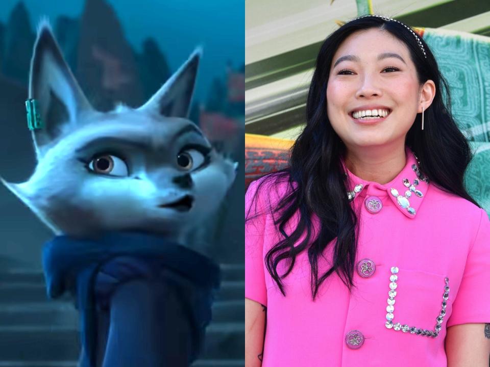 Awkwafina plays Zhen in "Kung Fu Panda 4."