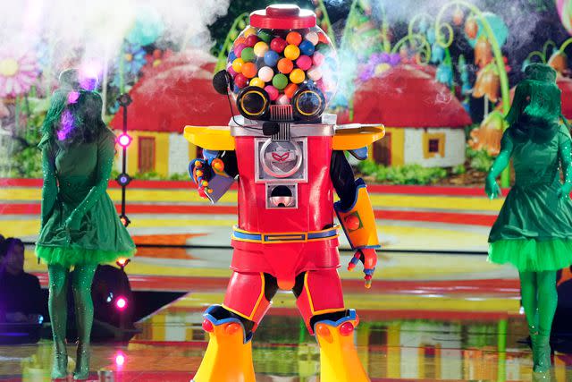 <p>Michael Becker / FOX</p> Gumball on 'The Masked Singer' season 11