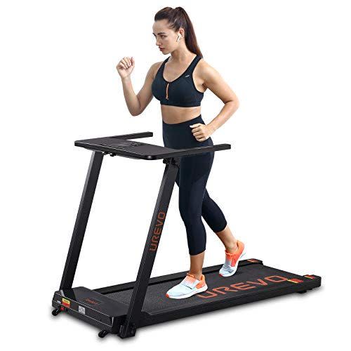 8) Foldable Treadmill With Desk