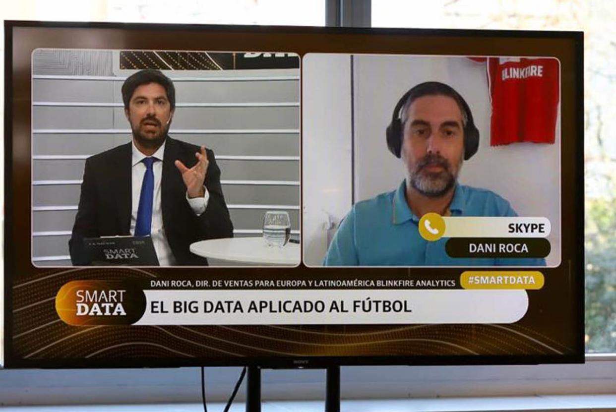 Daniel Roca, director de ventas para Europa y Latinoamérica de Blikfire Analytics, habló se puede aplicar el big data al mundo del deporte