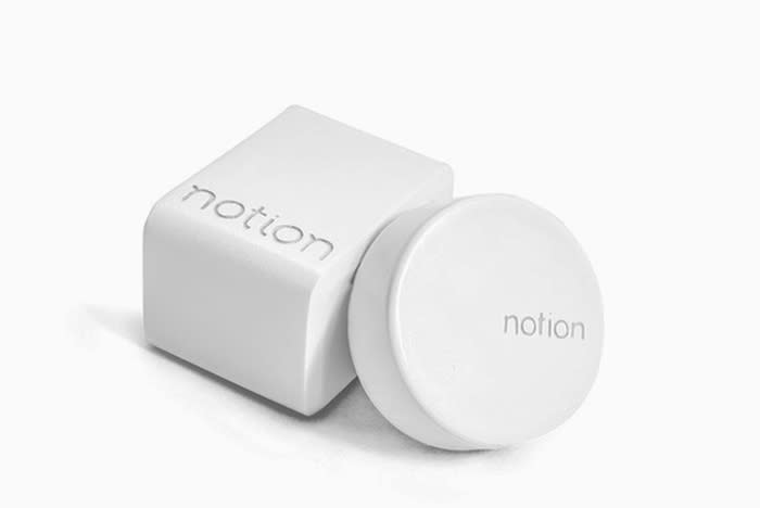 Notion Hub and sensor