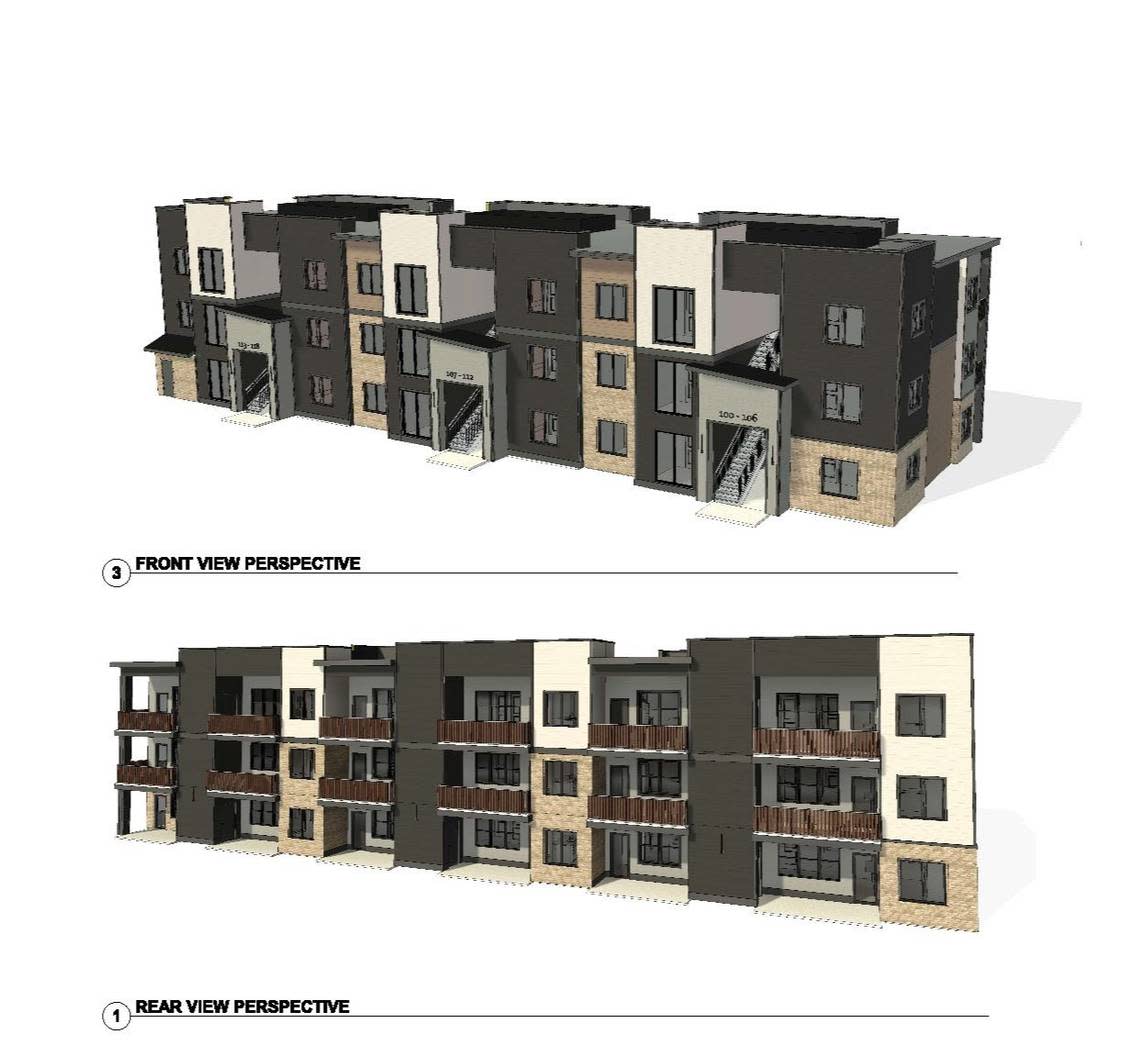 The Boise Planning & Zoning Commission approved a permit for developers to build this five-building apartment complex at 300 N. Orchard St. near the Morris Hill Cemetery in Boise. The complex would be located next to the Idaho Youth Ranch Thrift Store.