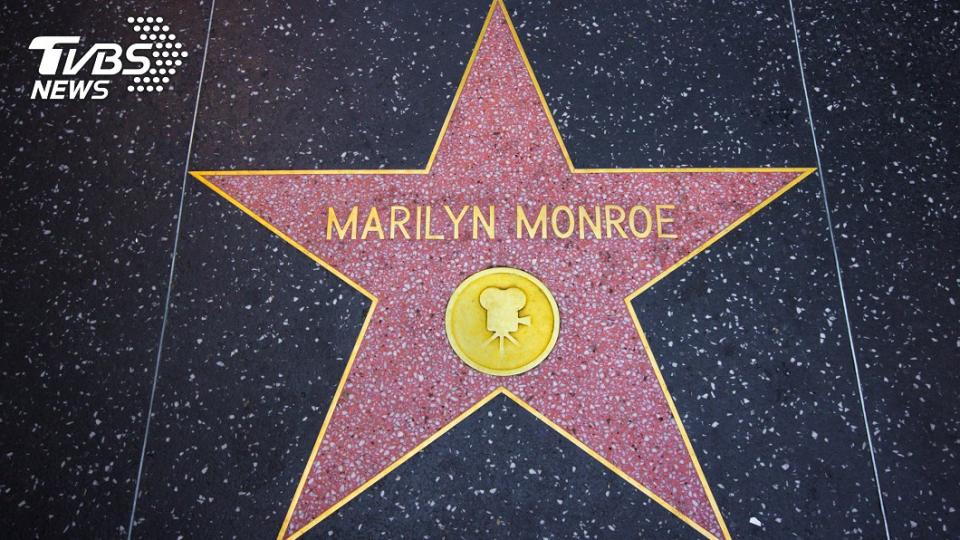 加州好萊塢大街上的瑪麗蓮夢露之星。圖／TVBS