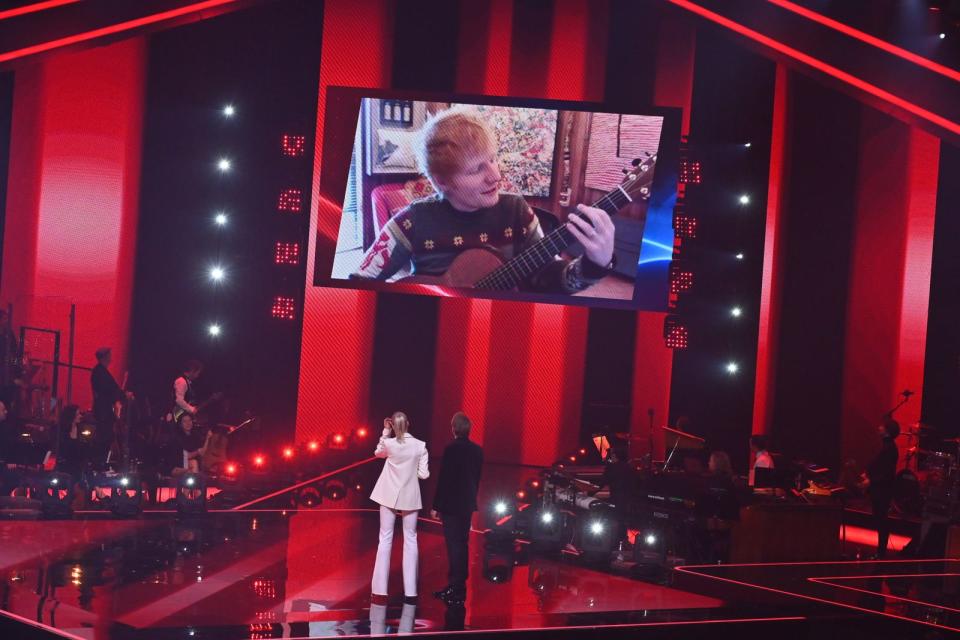 Ed Sheeran via Videocall bei The Voice of Germany