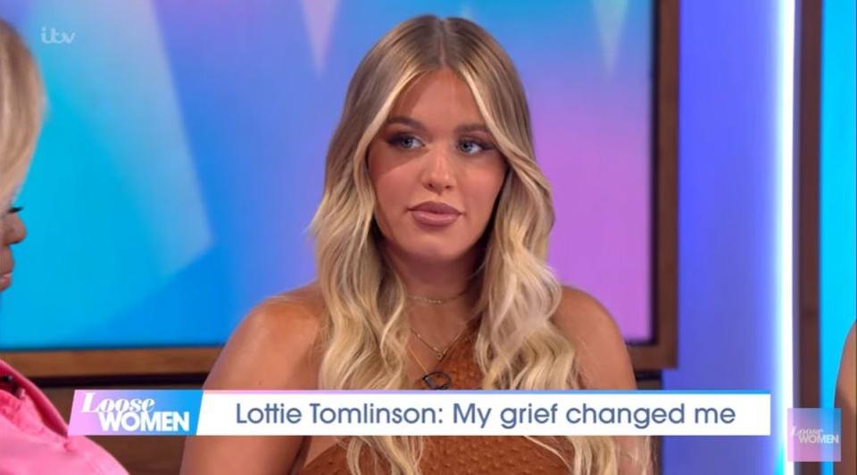 Lottie Tomlinson opened up during a discussion on ITV’s Loose Women (ITV)