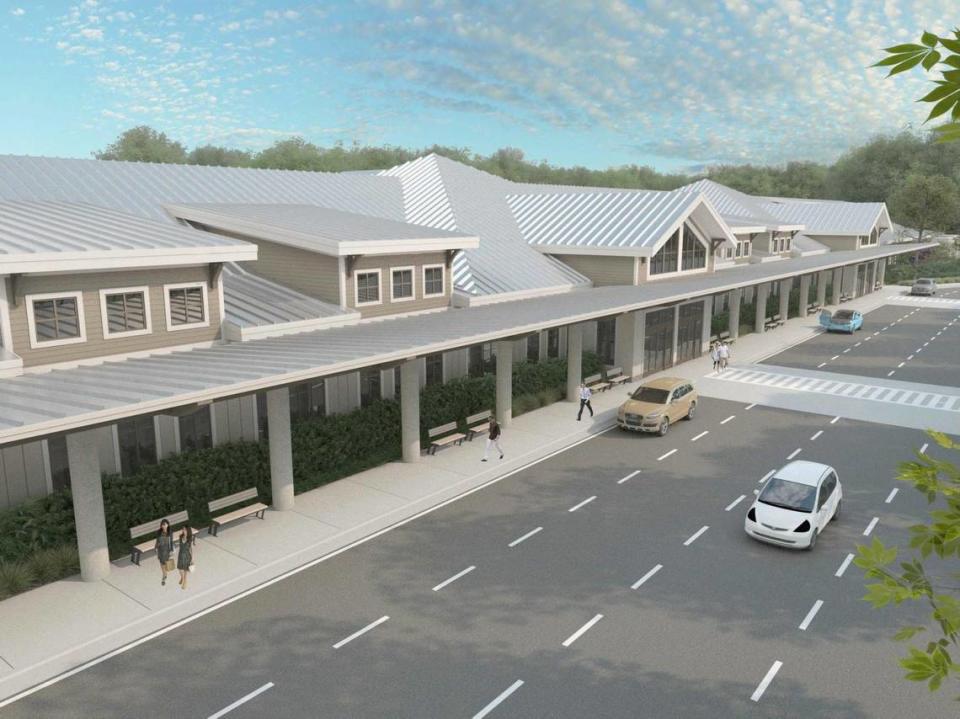 Another view of the upgraded terminal at Hilton Head Island Airport.