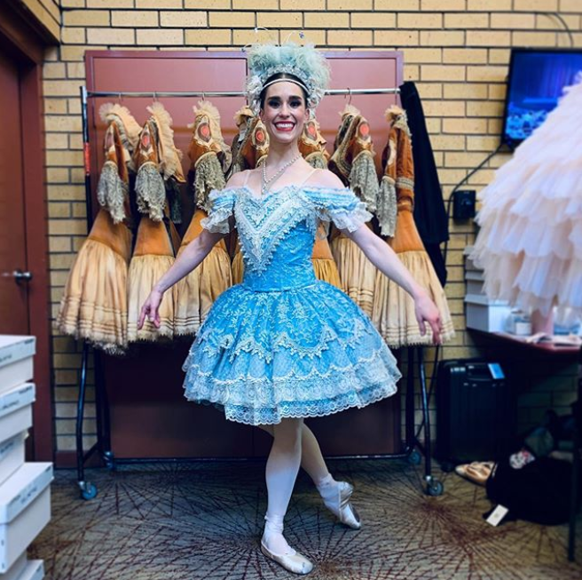 Dana is a senior artist with the Australian Ballet. Photo: Instagram/dana_stephensen