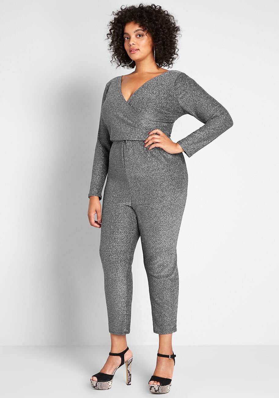 Start your reign as the dancing queen right with this sparkly jumpsuit. <a href="https://fave.co/2OXBj8g"><strong>Get it for $79 at ModCloth</strong></a>.