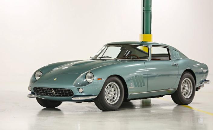 <p>Typically, 250-series Ferraris fetch higher prices than their successors, the 275 models, but this 275 GTB proved <em>molto speciale</em>. Whereas most other 275s were skinned by Scaglietti, this particular model was assembled by Pininfarina for its founder Battista "Pinin" Farina. As you might expect, there are numerous special touches: The custom grille, headlamp covers, and Heuer stopwatches. Ol' Pinin had his 275 painted Acqua Verde metallic (borrowed from the Alfa Romeo catalog) and upholstered with a deep red-colored leather. He displayed it at auto shows in Frankfurt, Paris, and Turin (among others). After 25 years under one owner's care (Battista passed away shortly after taking possession of this Ferrari), the 275 GTB went under the hammer in Scottsdale, where it fetched a hair over $8 million.</p>