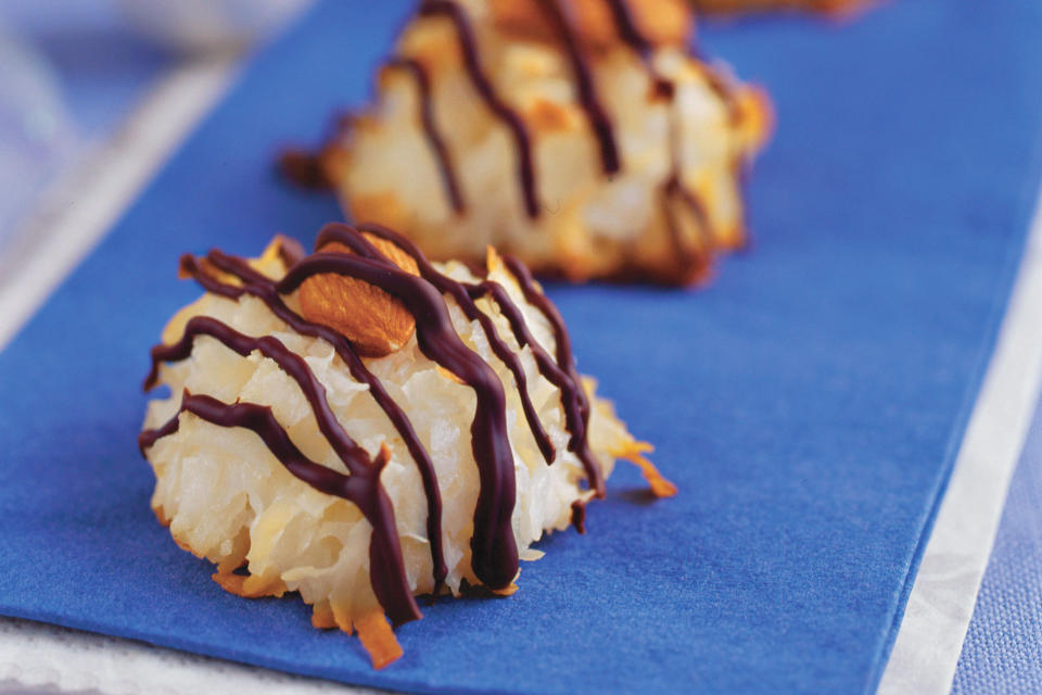 Chocolate-and-Almond Macaroons