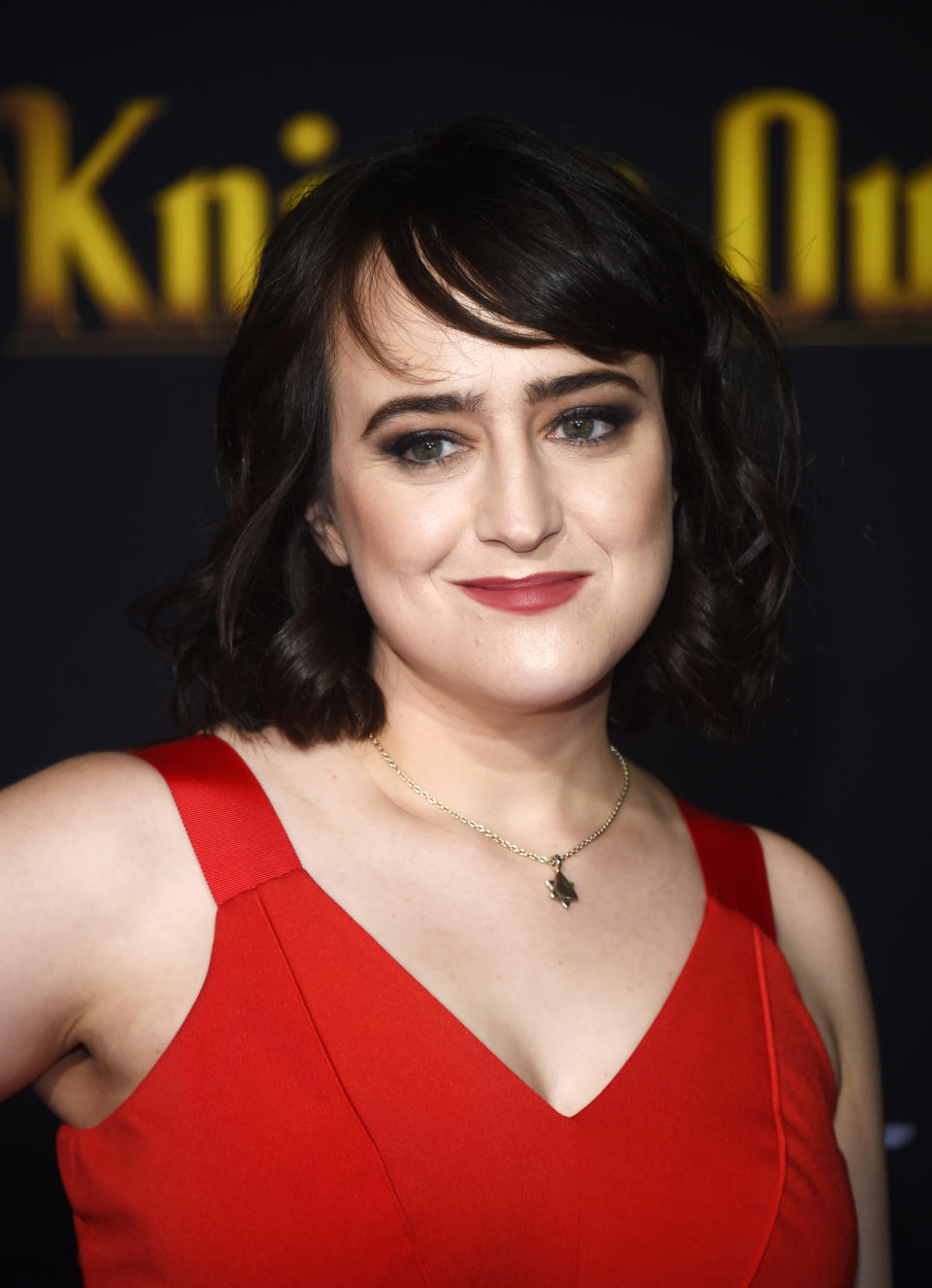 Mara Wilson arrives at the premiere of Lionsgate's "Knives Out" at the Regency Village Theatre on November 14, 2019 in Westwood, California
