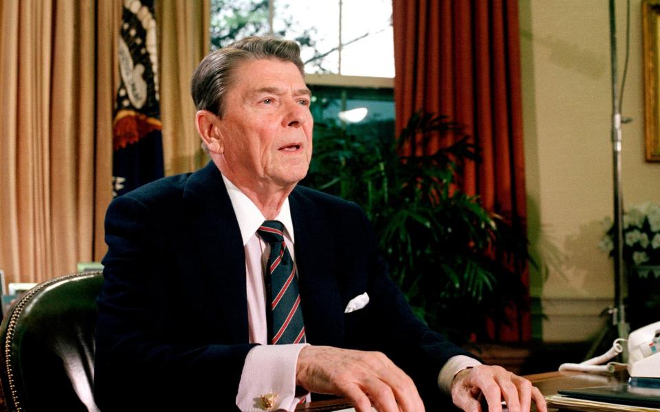 Ronald Reagan made abortion a hot topic - AP Photo/Dennis Cook