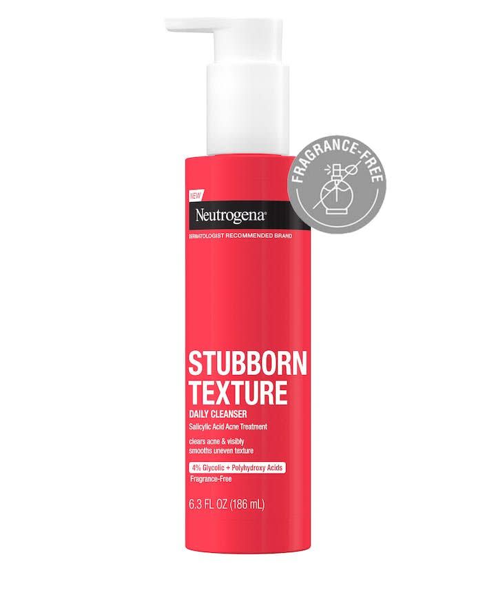 2) Stubborn Texture Acne Cleanser