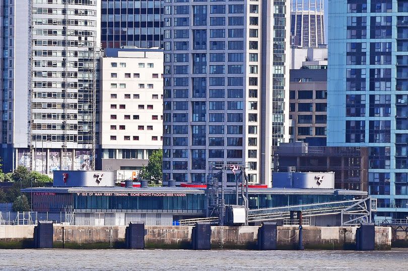 General view of the new Isle of Man ferry terminal in Liverpool