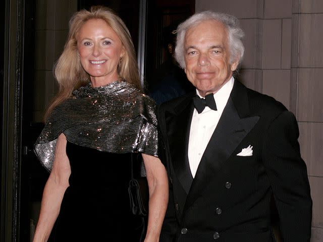 <p>Gail Oskin/WireImage</p> Ralph Lauren and his wife Ricky Loew-Beer