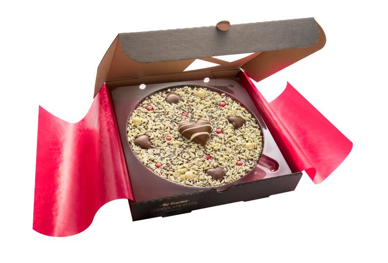 Valentine's Chocolate Pizza. Image via Etsy.