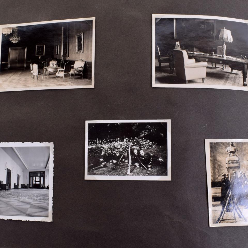 Never-before-seen photos of Adolf Hitler found in an album in mistress Eva Braun's bedroom