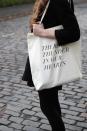 <div class="caption-credit"> Photo by: Etsy</div><b>Farmer's Market Tote <br></b> Going green is here to stay and that means you have to have a farmers market or grocery store tote. Or ten. I tend to go for neutral colors with thought-provoking sayings, but you can find similar totes to match just about any style. <br> <a rel="nofollow noopener" href="http://blogs.babble.com/family-style/2012/11/12/7-handbags-every-woman-must-own/#farmers-market-tote" target="_blank" data-ylk="slk:Get it here;elm:context_link;itc:0;sec:content-canvas" class="link "><i>Get it here</i></a> <br>