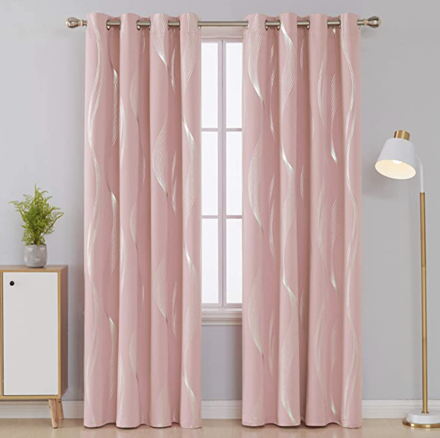 Pink drapes