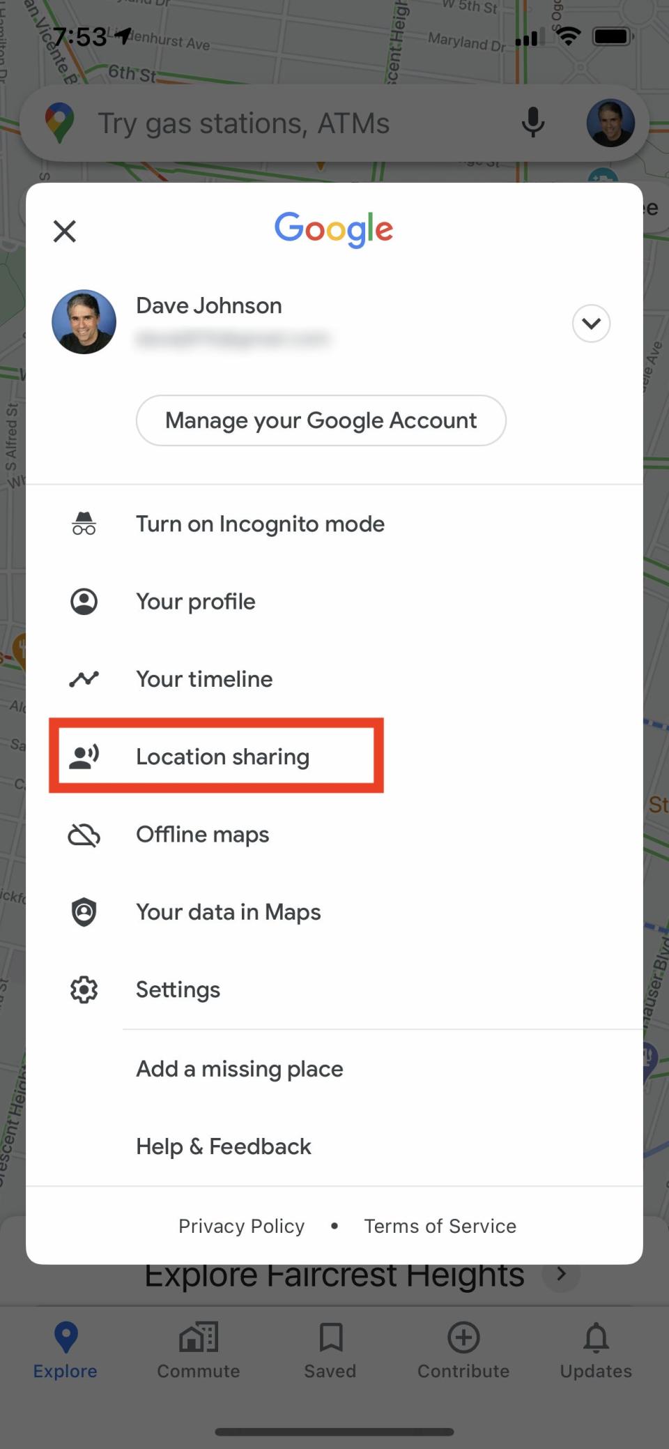 How to track someone on Google Maps 1