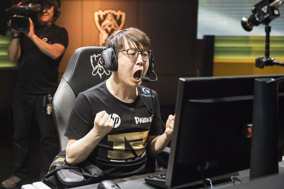 Mata and the rest of RNG are going to have to keep their emotions under control (Riot Games/Lolesports)