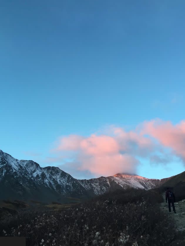 Sunrise in the Rockies near Mount Bierstadt in 2016.