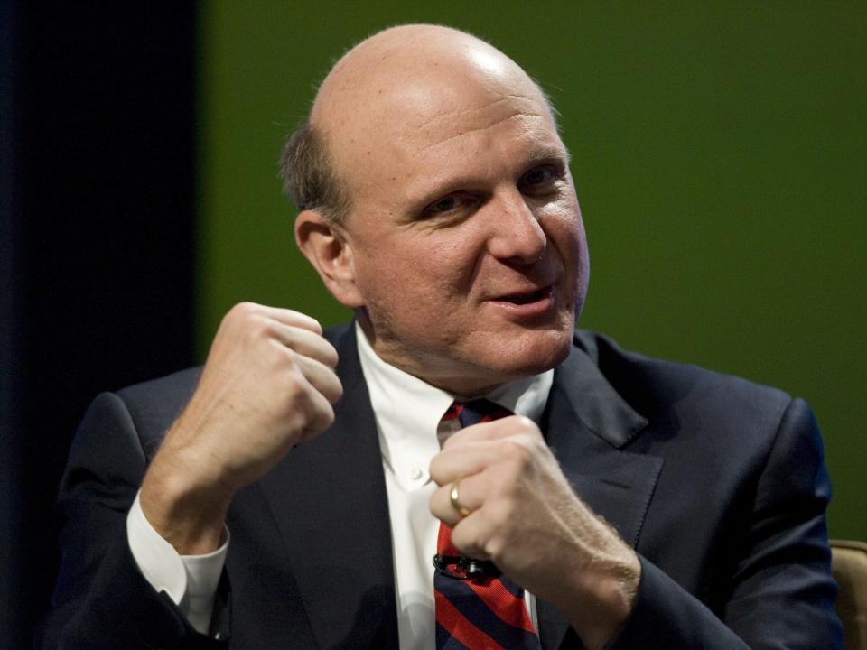 Steve Ballmer, CEO of Microsoft from 2000 to 2014. Currently the owner of the LA Clippers NBA team.