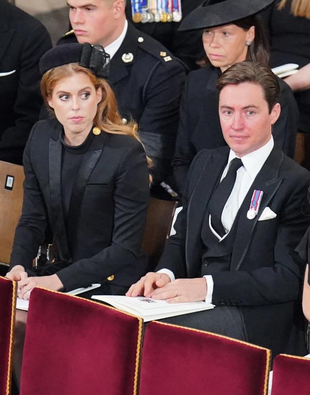 Princess Beatrice and Princess Eugenie Attend Grandmother Queen