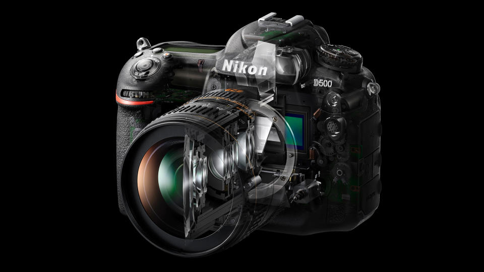 Nikon D500 cutaway