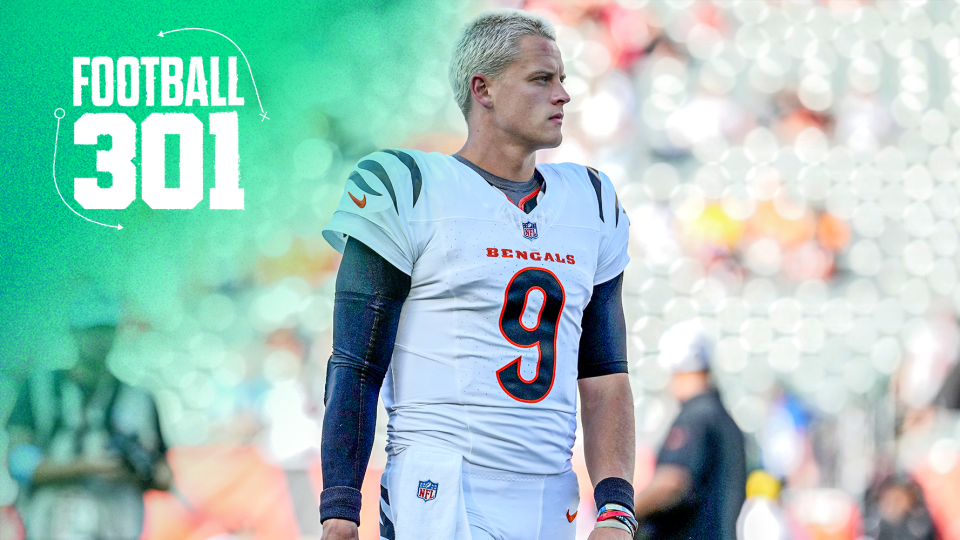 CINCINNATI, OHIO – AUGUST 10: Quarterback Joe Burrow #9 of the Cincinnati Bengals warms up before the preseason game against the Tampa Bay Buccaneers at Paycor Stadium on August 10, 2024 in Cincinnati, Ohio. (Photo by Jason Mowry/Getty Images)