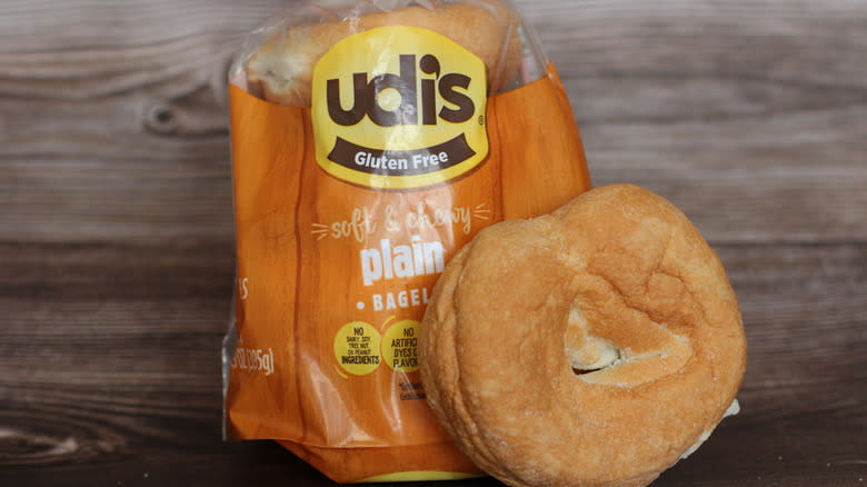 Udi's gluten free bagel package