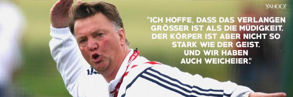 Die besten Sprüche von Louis van Gaal