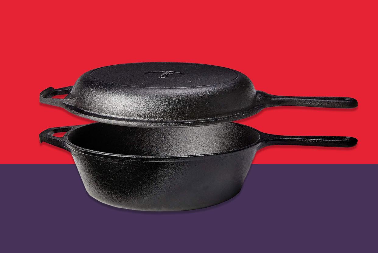 Cuisinel Cast Iron Skillet and Lid