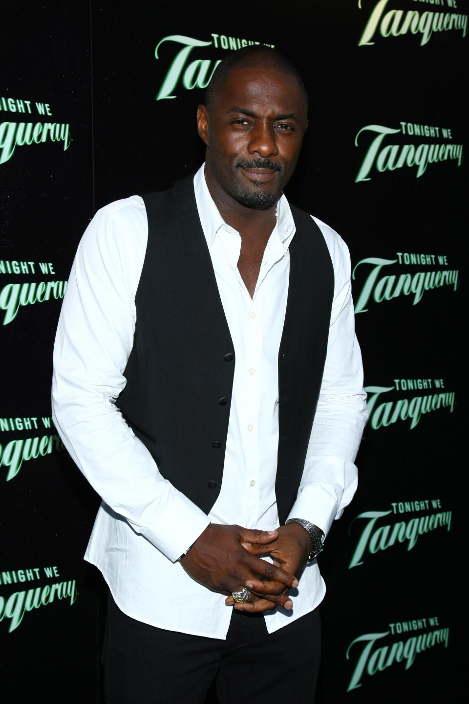 NEW YORK, NY - JULY 13:  Actor Idris Elba Launches 'Tonight We Tanqueray' at The Green Building on July 13, 2011 in New York, United States.  (Photo by Neilson Barnard/Getty Images for Tanqueray)