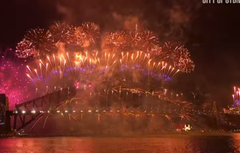 Fireworks erupt over Sydney Harbour (Independent)