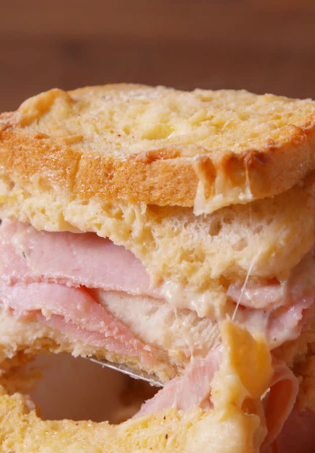 <p>It's a Monte Cristo sandwich 2.0.</p><p>Get the recipe from <span>Delish</span>.</p>