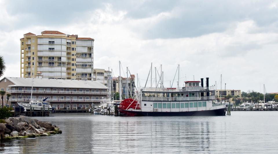 The Indian River Queen is a cruise and events paddle wheel boat, located on the Indian River Lagoon in Cocoa, just west of the Hubert Humphrey Causeway bridge on State Road 520. 