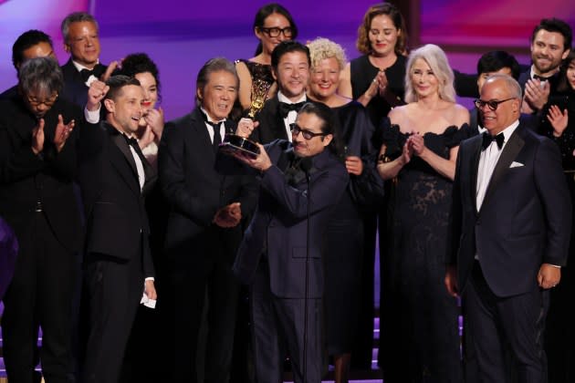 Shogun cast during the 76th Primetime Emmy Awards - Credit: Robert Gauthier/Los Angeles Times/Getty Images