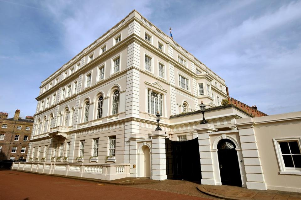 Clarence House in central London, which was the London residence of the Prince of Wales and the Duchess of Cornwall (John Stillwell/PA) (PA Archive)