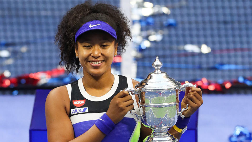 Pictured here, Japanese tennis superstar Naomi Osaka.