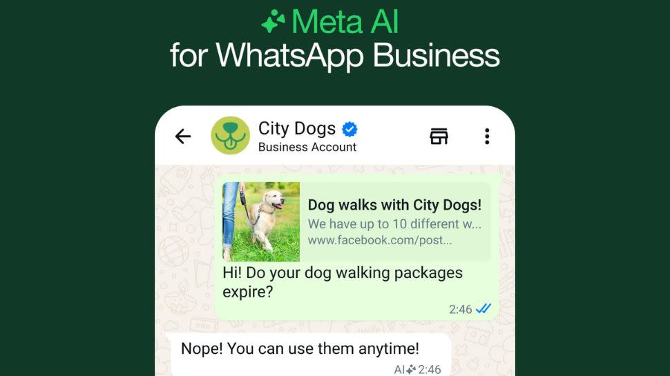  Meta AI for WhatsApp Business. 